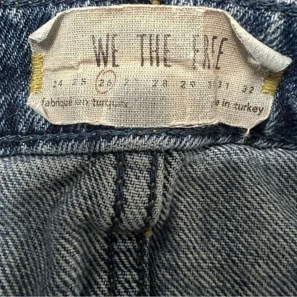 Free People We The Free Harvey
Distressed Blue Denim Jean Mini Skirt 26 - Picture 9 of 14